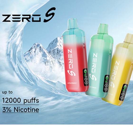 【一次性】正品zeorS零度冰爆12000口 陶瓷芯雾化 极凉口感 北美原创 当天发货