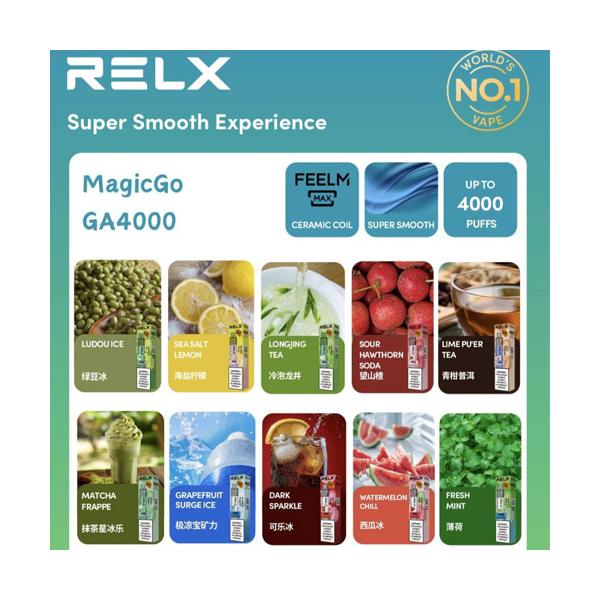 【一次性】正品悦刻RELX magicgo ga4000 免充电 陶瓷芯 当天发货